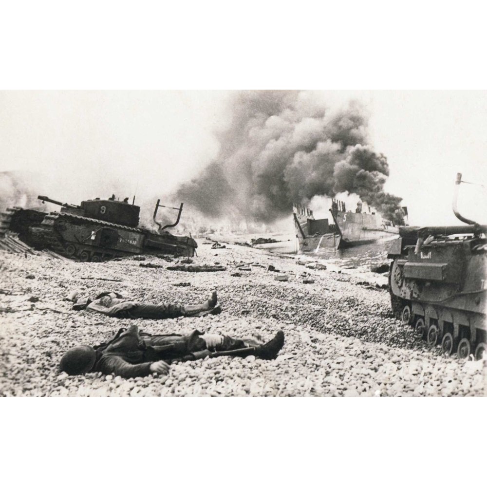 Aftermath Of The Dieppe Raid Of August 19 History (24 x 18) Walmart