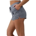 thumbnail image 3 of 90 Degree By Reflex Women's Super Soft Cationic Heather Lounge Shorts, 3 of 5