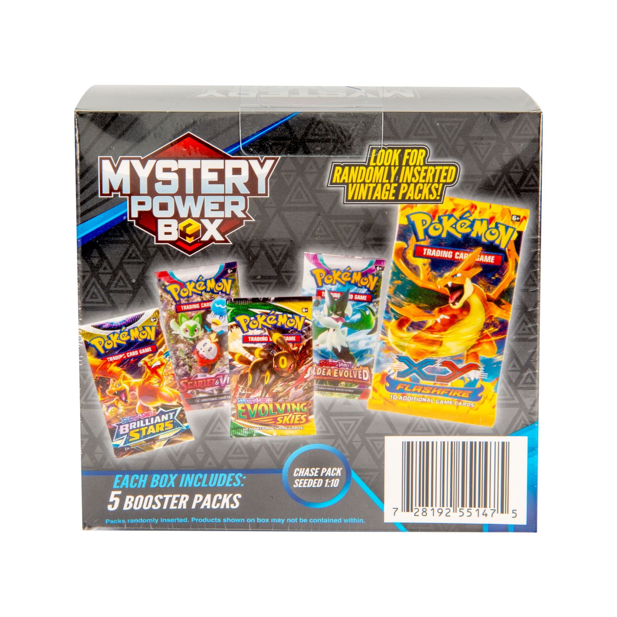 Pokemon TCG Vintage Mystery Power Box - 5 Booster Packs
