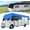 Blue, variant on Heavy Duty RV Roof Cover, Waterproof UV Resistant, Fits 34-36 ft RVs, Travel Trailers, Class A/B/C Motorhomes, Popup & Truck Campers