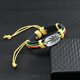 thumbnail image 5 of Pulsera de cuero de cáñamo de cannabis de Jamaica | Regalo para hombres | Hierba | Plantación | Brazalete de cuero, 5 of 5