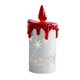 thumbnail image 1 of SGACAI Lámpara de vela de cristal en miniatura que brilla intensamente: regalo de decoración de escritorio de Navidad K3O7 O6E, 1 of 7