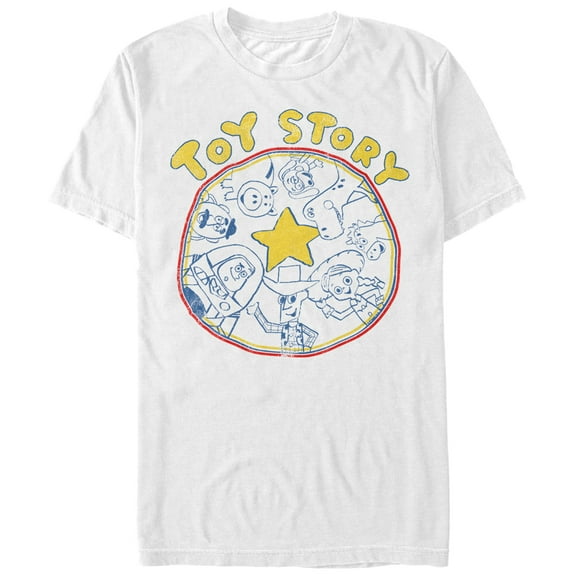 Men's Toy Story Andy's Toys Graphic Tee White 2X Large