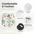 thumbnail image 6 of Lsque Scandinavian Africa Printed Women's Running Shorts with Liner Pockets,Elastic Quick Dry Workout Athletic Gym Yoga Shorts,Womens High Waist Shorts-XX-Large, 6 of 9
