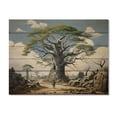 thumbnail image 3 of Designart "The Guardians Baobab Tree I" Floral Print on Natural Pine Wood, 3 of 5