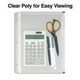 thumbnail image 6 of Staples Poly Zipper Pouch 3-Hole Punched Clear (26190) 862437, 6 of 8
