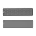 thumbnail image 2 of Silicone Drainage Mat Narrow Edge Kitchen Countertop Drying Pad, Non Slip Heat Resistant Dish Drying Mat for Sink Counter Bar, Reusable Water Draining Kitchen Accessory for Daily Use, 2 of 6