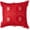 Four Jingle Bells, variant on Violet Linen Christmas Braided Holly Lace Pattern, Polyester Burlap Fabric, Lace Border, Embroidered, , Four Jingle Bells, 18 Inch x 18 Inch, Decorative Throw Pillow Cover