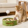 thumbnail image 2 of Cat Nail File Enrichment Interactive Cat Scratcher Puzzle For Indoor Cats Nail File Scratcher For Grooming Play Cat With Wand And (2 Styles) Dog Small Breed Puppy Rope Indestructible Squeaky Dog, 2 of 4