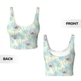 thumbnail image 3 of Sikiie French Bulldog 3 Print Strappy Sports Bra for Women Padded Push Up Sports Bra Athletic Running Sports Bra Workout Bra Yoga Bra, 3 of 5