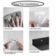 thumbnail image 3 of Floating Wall Shelf Black for Kitchen Bathroom Storage Rack Mirror Metal Shower Corner Shelves Organ, 3 of 5