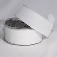 thumbnail image 2 of The Ribbon People White Solid Taffeta Wired Craft Ribbon 1.5" x 100 Yards, 2 of 2