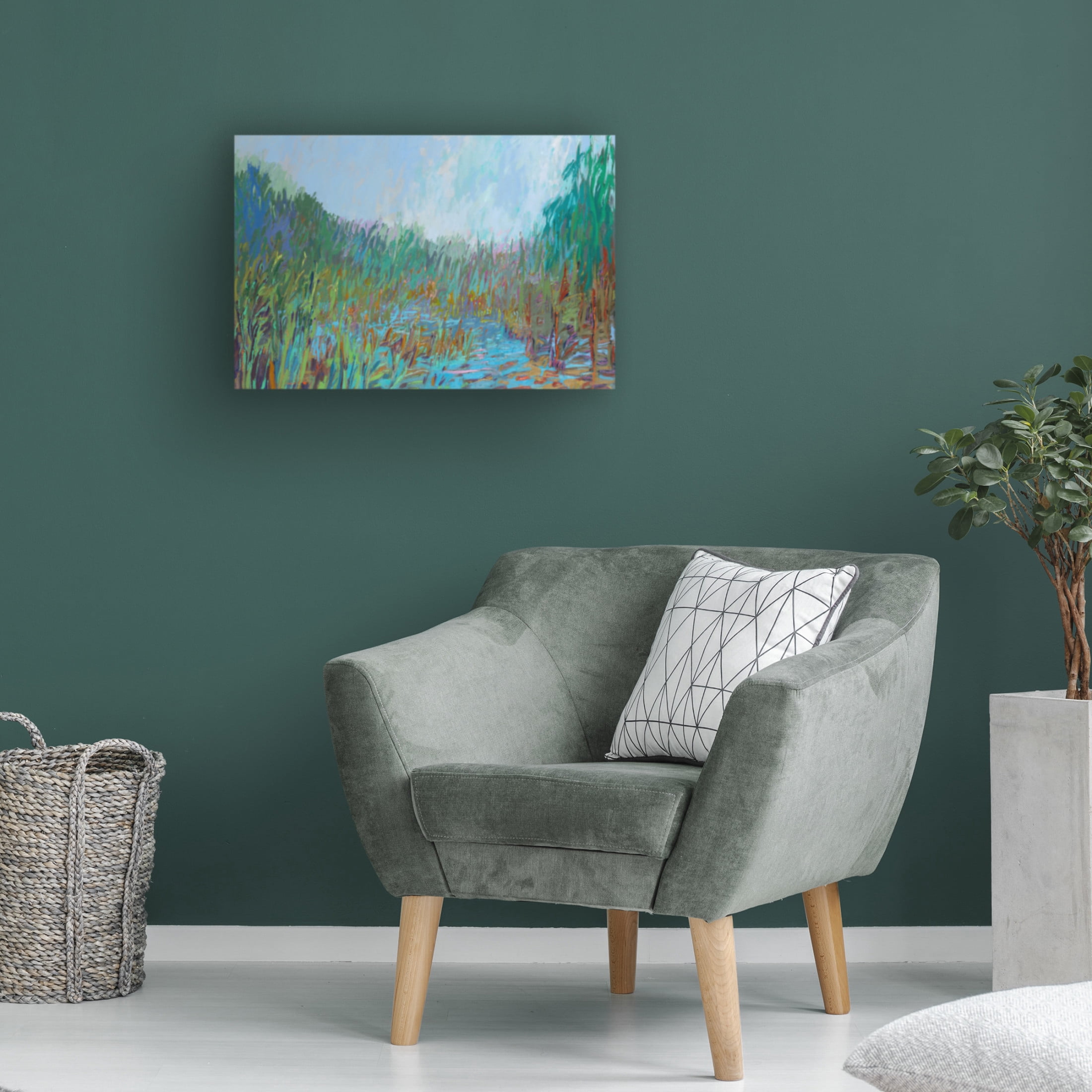 Canvas Wall Art - Jane Schmidt 'The Way Back' Wall Art for Living Room, Bedroom, or Office Décor by Trademark Fine Art - 19 x 12 Inches