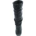 thumbnail image 4 of TOP Moda Data-1 Women's Shoes Cute & Comfort Round Toe Flat Heel Slouchy Mid Calf Boot, 4 of 7