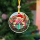 thumbnail image 4 of Hermosos letreros navideños de resina con temática navideña con imágenes elegantes y decoraciones festivas que son ideales para agregar calidez y alegría a su estilo de decoración navideña., 4 of 6