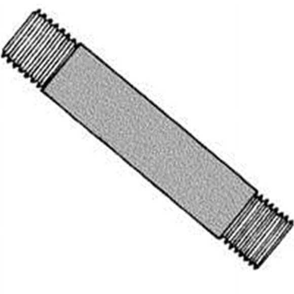 Pipe Nipple Black 2x18
