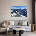 thumbnail image 5 of Alps Mountain Swiss Range Alpine Canvas Poster Bedroom Decor Sports Landscape Office Room Decor Gift,Frame-style,08x12inch(20x30cm), 5 of 8