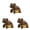 Orange 3Packs, variant on Resin Turtle Desktop Ornament Micro For Garden Beach Home Decorative Big Eye Turtle Figurine, 10.5x8x7.5 cm, Brown 6Packs