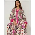 thumbnail image 3 of Printed Long Sleeve Viscose Maxi Dress, 3 of 7