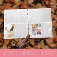 thumbnail image 2 of OUNONA Photo Storage Pages Mini Photo Album White 1Pcs for Photography Enthusiasts, 2 of 7