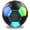 Black, variant on Soccer Ball Shaped Speaker, Portable Wireless Speaker with LED Light, IPX6 Waterproof, Football Ambient Lighting & Stereo, Suitable for Outdoor Travel Speakers for Sports Fans