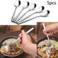 thumbnail image 2 of Cuchara de sopa coreana de acero inoxidable Sunday de 5 piezas para cocina doméstica, 2 of 5