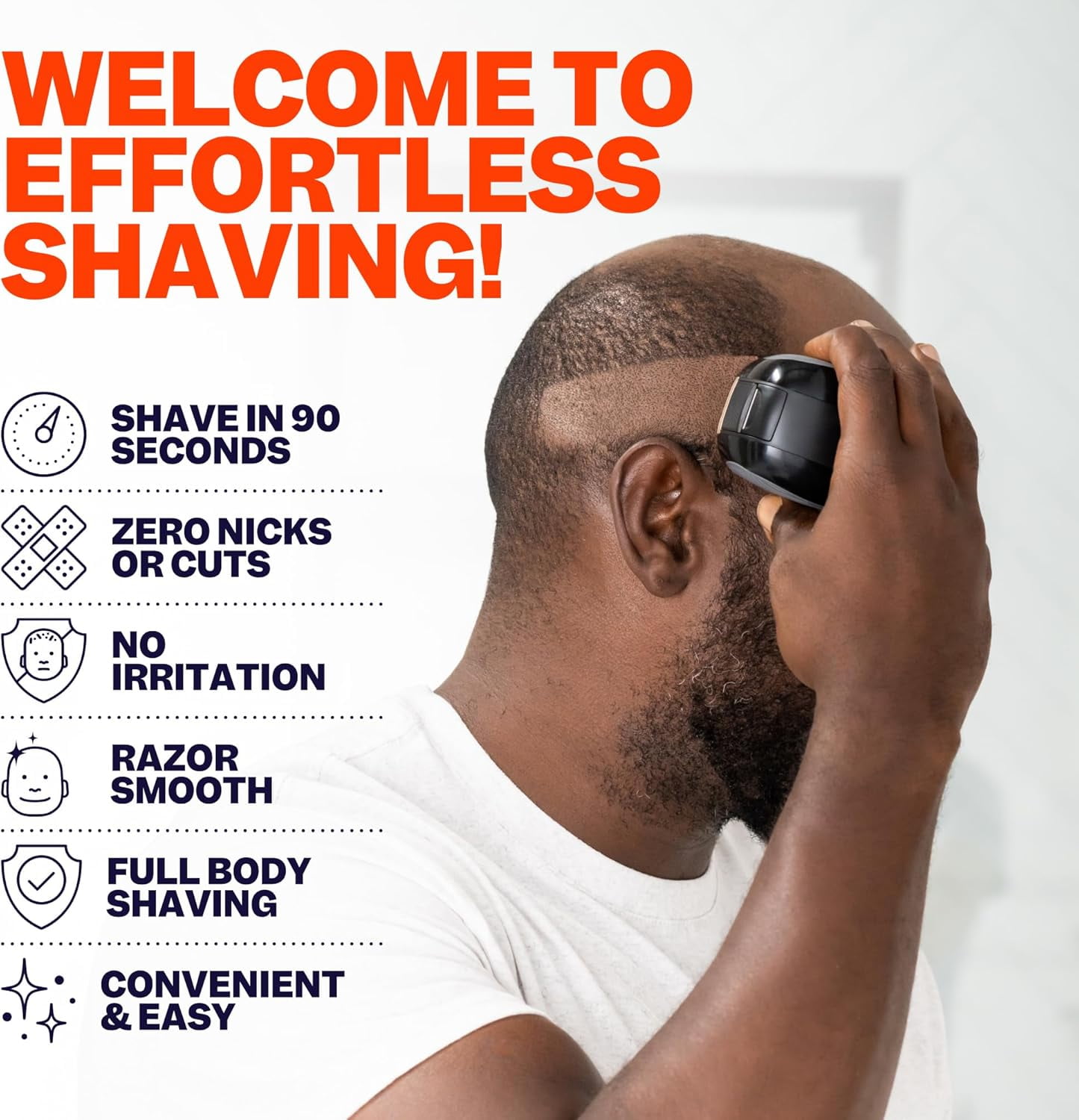 Freebird FlexSeries Waterproof Wet Dry Electric Head & Body Shave Kit with 5-in-1 Attachments