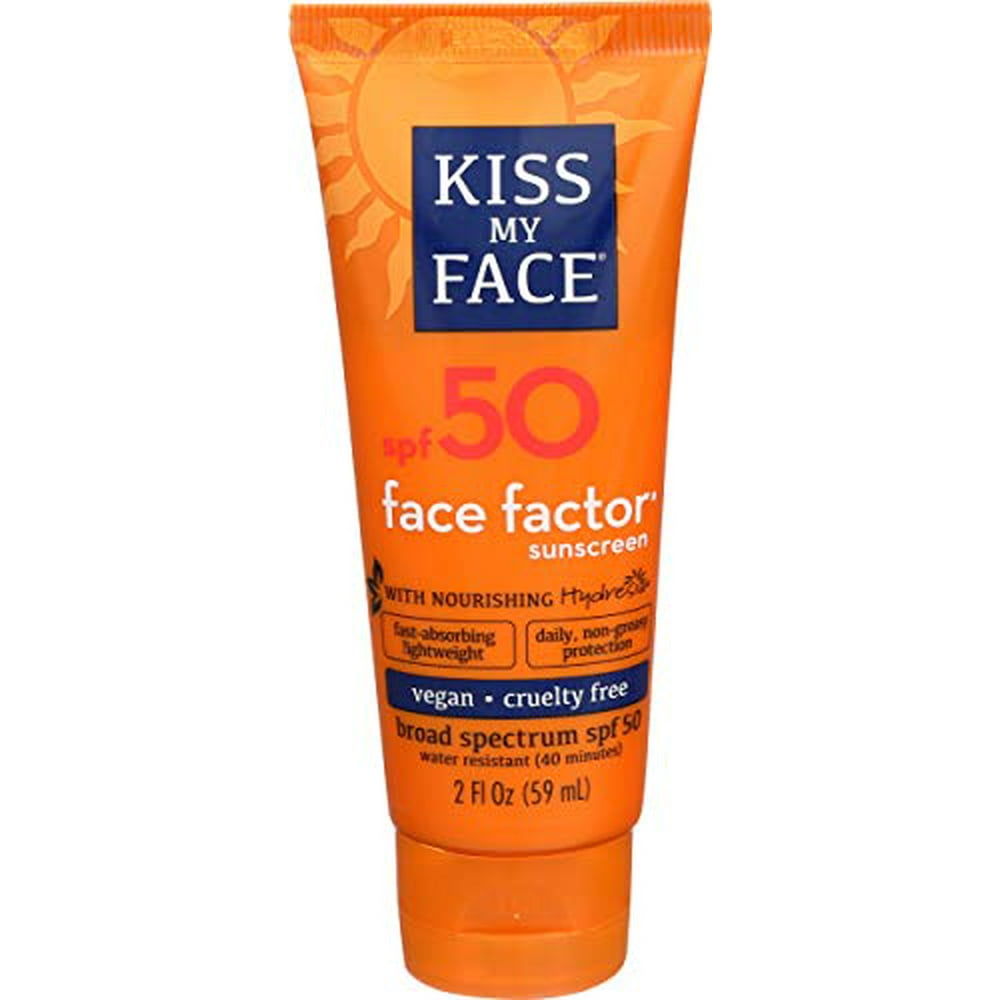 Kiss My Face Sunscreen Face Factor SPF 50 2 fl oz