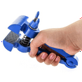 thumbnail image 2 of Hand-Held Vise Hand Clamp Pipe Vise Plumbing Tool Workshop Vise Pipe Tool Steel Handle Spring Clamp Base Pliers,2 PCS, 2 of 10