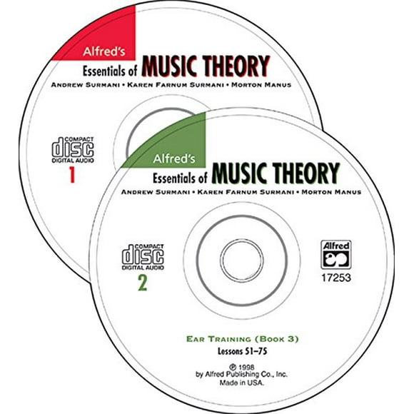 Essentiels de la Théorie Musicale, Bk 1-3: Formation Auditive, 2 CDs