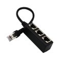 thumbnail image 3 of RJ45 Ethernet Splitter Cable, RJ45 Y Splitter Adapter 1 to 3 Port Ethernet Switch Adapter Cable for CAT 5 / CAT 6 LAN Ethernet Socket Connector Adapter Cat5 Cat6 Cable Adapter, 3 of 5