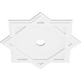 thumbnail image 2 of 28"OD x 3"ID x 15 1/2"C x 1"P Axel Architectural Grade PVC Contemporary Ceiling Medallion, 2 of 11