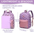 thumbnail image 2 of Mochila VASCHY para niñas, preescolar, jardín de infantes, rosa, 2 of 9