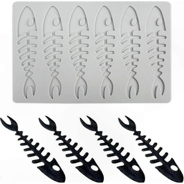 Silicone Lace Mat for Cake Decorating, Fondant, Chocolate & Candy Molds - Fishbone Design Plate Decoration Tool
