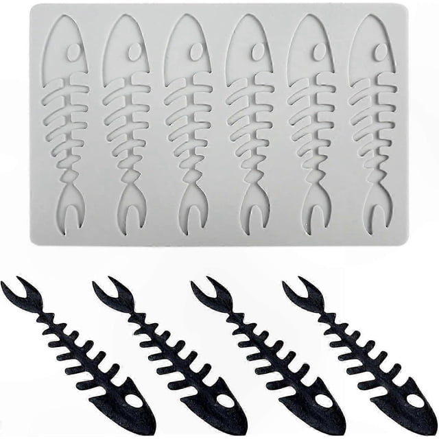 Silicone Lace Mat for Cake Decorating, Fondant, Chocolate & Candy Molds - Fishbone Design Plate Decoration Tool
