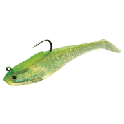 Tsunami Rigged Shad Fishing Lure 5 1-3/8 oz. – Pearl/Spot, 3-Pack