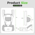 thumbnail image 3 of Scafild | 6-in-1 Baby Carrier with Waist Stool Hip Seat for Breastfeeding Newborn Infant Toddler - Light Gray, 3 of 8
