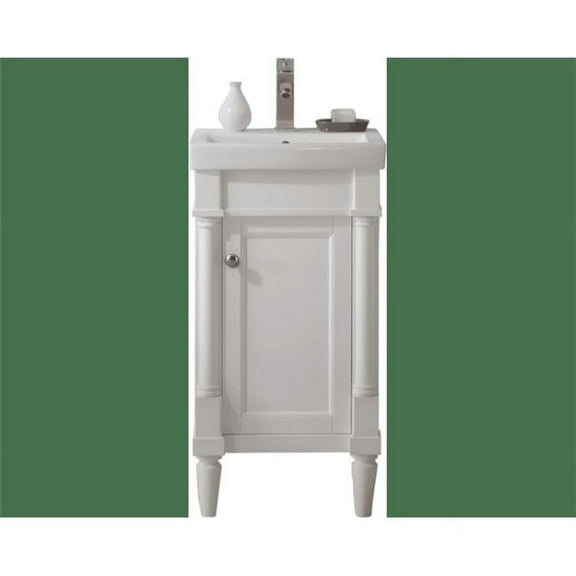 Legion Furniture WLF9218-W 18 in. Sink Vanity, White