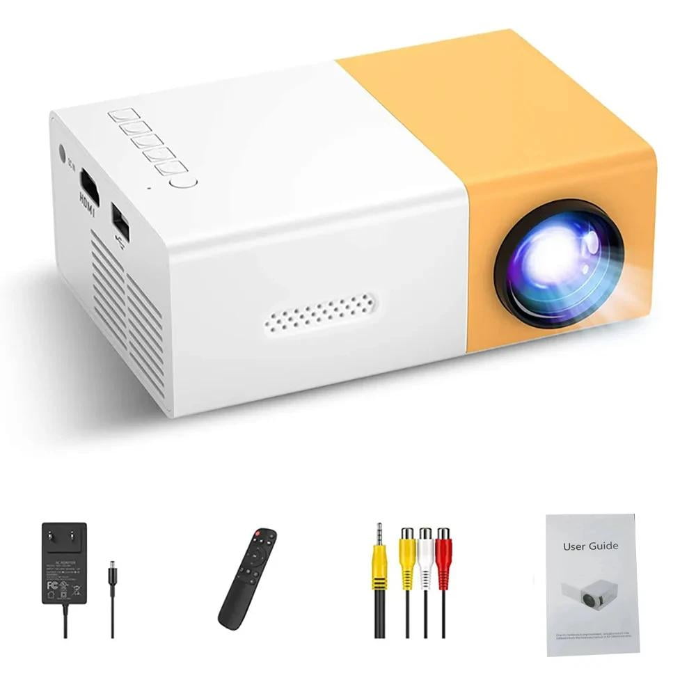 APEMAN VP300 Android Mini Projector, Built-in Video, Blu-Ray, AV