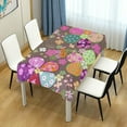 thumbnail image 7 of 60"x60" Easter Bunny Eggs Tablecloth, Waterproof Washable Polyester Square Table Cover, Durable Tablecloth for Kitchen Dining Table Party Decor, 7 of 7