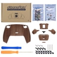 thumbnail image 3 of eXtremeRate Wood Grain Back Paddles Kit Upgrade Board Back Shell Buttons for PS5 Controller BDM-010/020, 3 of 8