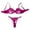Purple, variant on Elegant Floral Embroidery Lingerie Set For Women Sexy Bra And Panty Combo Negligee plus Size