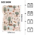 thumbnail image 2 of FORMRS 1-Subject Spiral Notebook 8" x 5" College Ruled 60 Refillable Sheet A5 Hard Cover, Brown Goose Pattern, 2 of 7