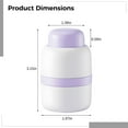 thumbnail image 5 of Pill Cutter with Safe Blade Design, Portable Pill Splitter for Halves and Quarters, Ideal for Home Travel Elderly Pets, Includes Storage and Cleaning Brush, 5 of 6
