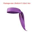 thumbnail image 3 of Soidarity Diadema sólida antideslizante para aliviar el dolor de oído ajuste bufanda deportiva endotérmica alargar tocado borde fino Ciclismo Violeta, 3 of 6