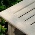 thumbnail image 5 of Cambridge Casual  Leon Teak Outdoor Patio Coffee Table Weathered Gray, 5 of 5