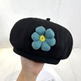 thumbnail image 4 of Newsboy hat Berry hat boina francesa hat Painter mujeres Lazy Highlights-Niños, 4 of 5