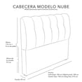 thumbnail image 5 of Cabecera King Size Nube Lavanda, 5 of 5