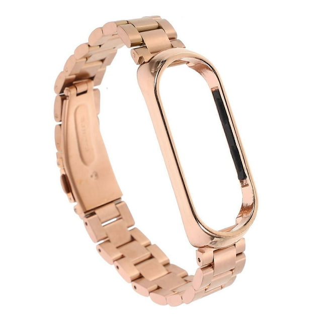 Stainless Steel Watchband Stainless Steel Watch Strap Watch Accessory Golden Durable Folding Clasp 1Pc