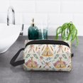 thumbnail image 6 of XMXT Large Capacity Makeup Bag, Boho Deco Tent Watercolor Travel Toiletry Bags Zippers Storage Cosmetic Bag for Women Men, One Size, 6 of 9